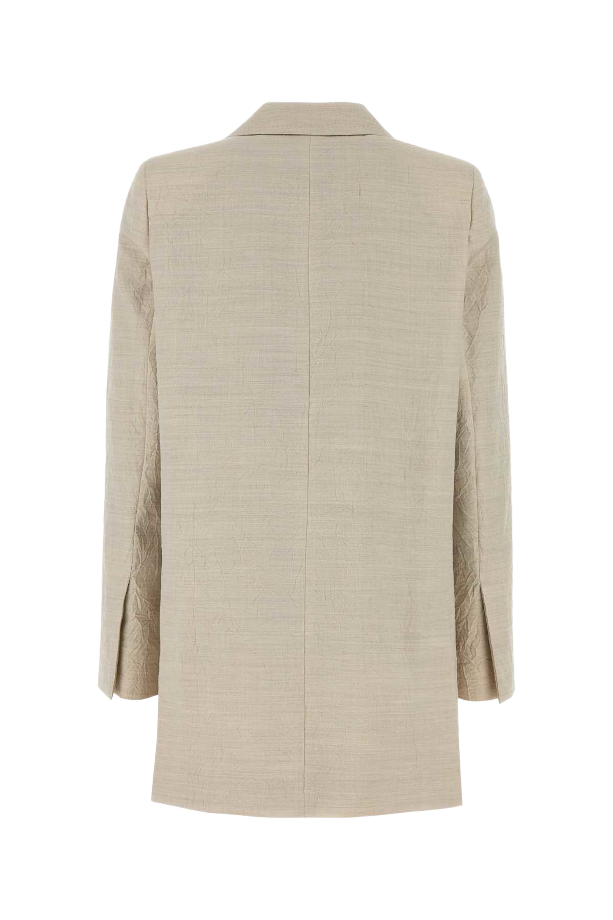 Sand Wool Acacia Blazer Beige Giacche E Gilet