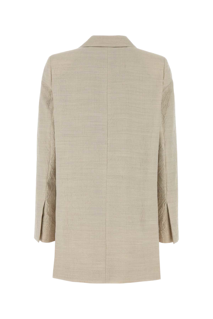 Sand Wool Acacia Blazer Beige Giacche E Gilet