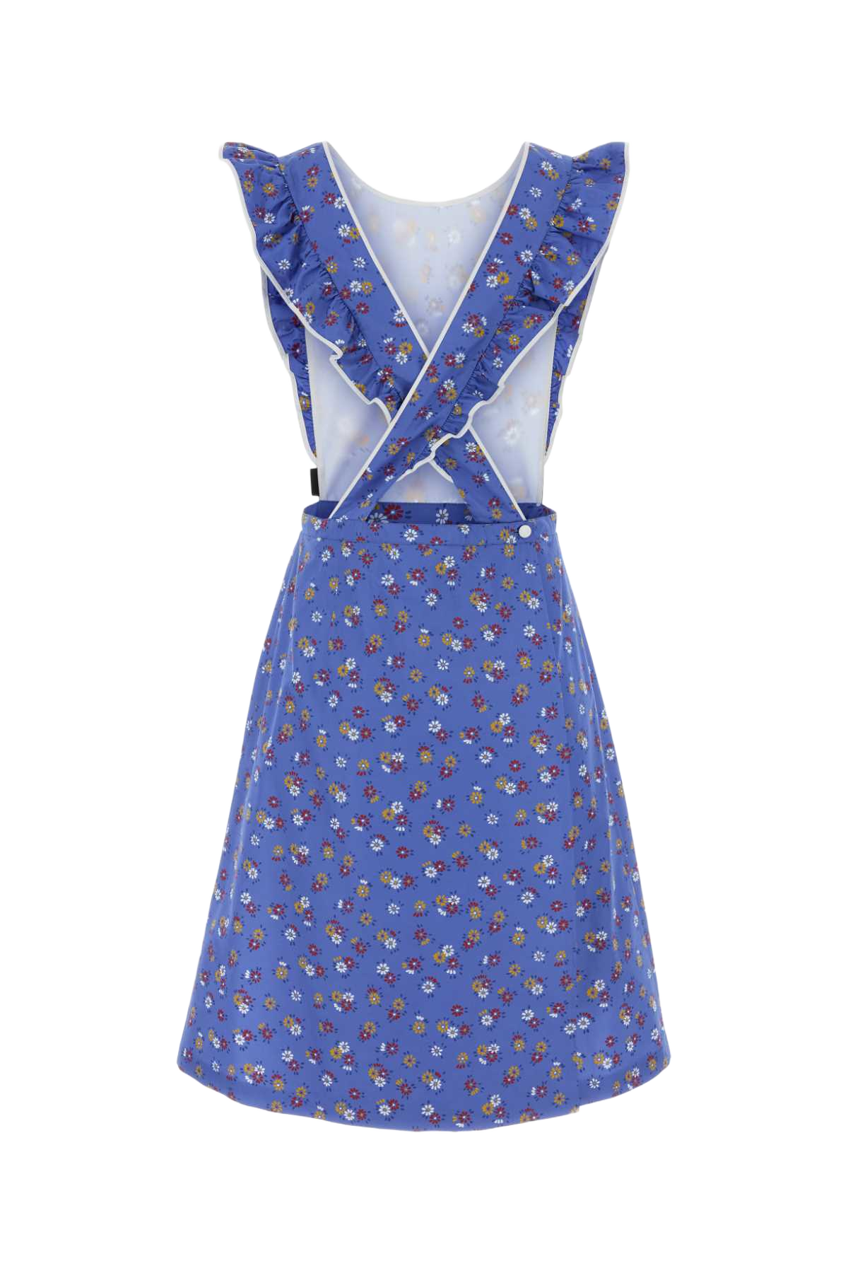 Printed Poplin Dress Pervincarubino Abiti