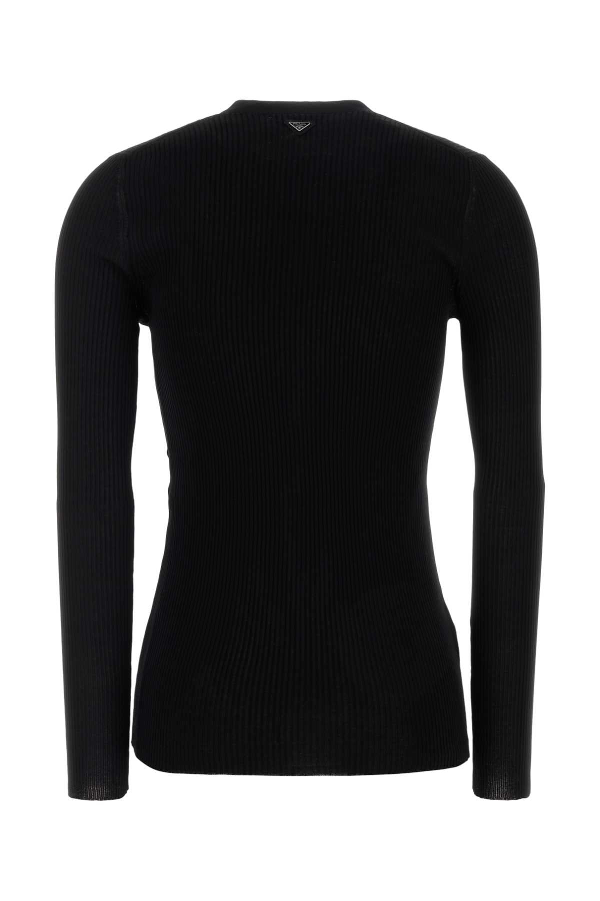 Black Cotton Cardigan Nero Co-trochusniloticus Maglieria