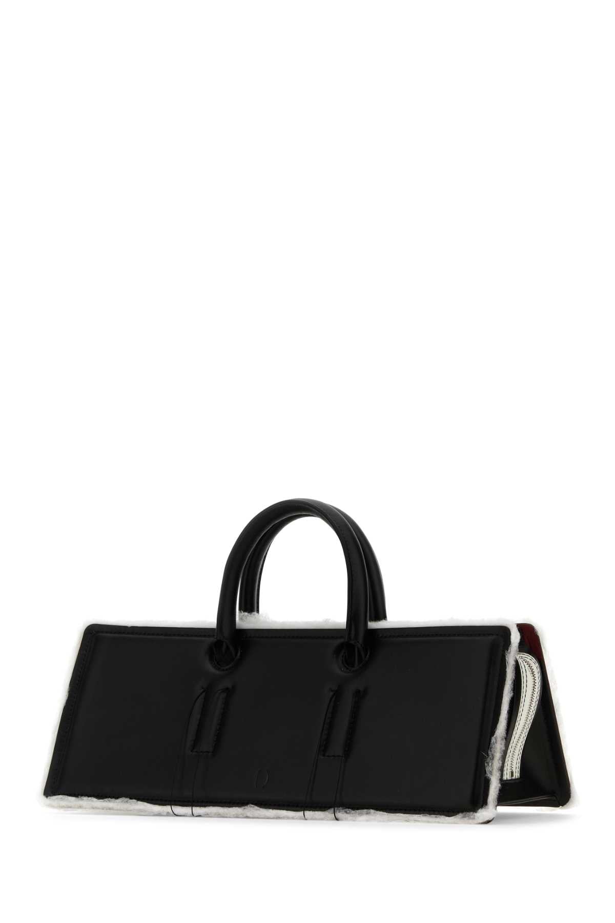 Black Leather Otto Handbag Borse A Mano