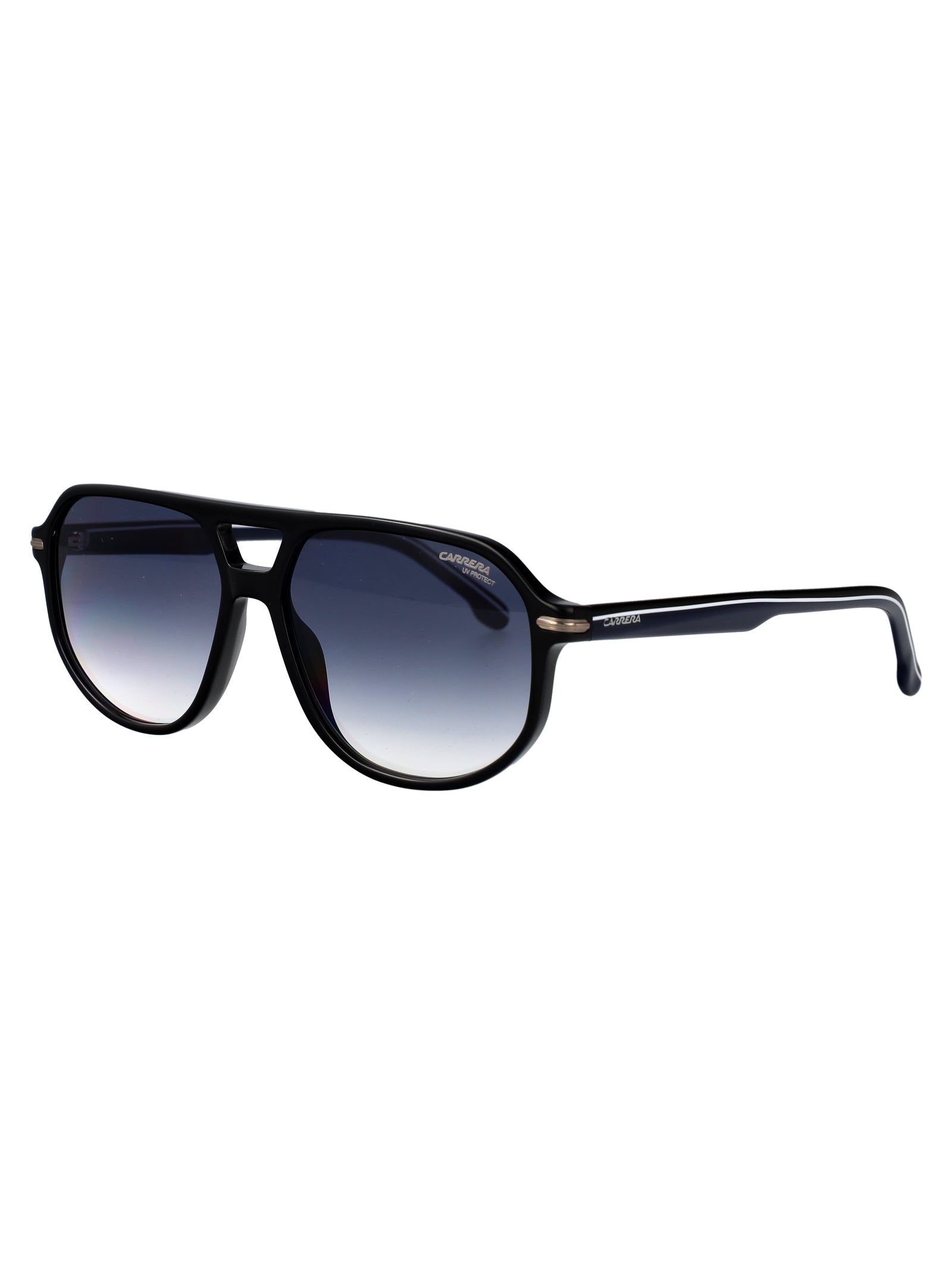 Carrera 375-S D51 Black Blue Acetate Sunglasses