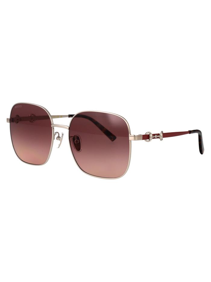Gg2053s Silver-red-red Metal Sunglasses