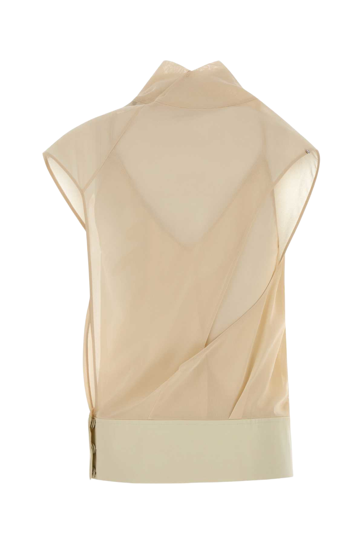 Skin Pink Cotton Grado Top Bianco Avorio Maglie