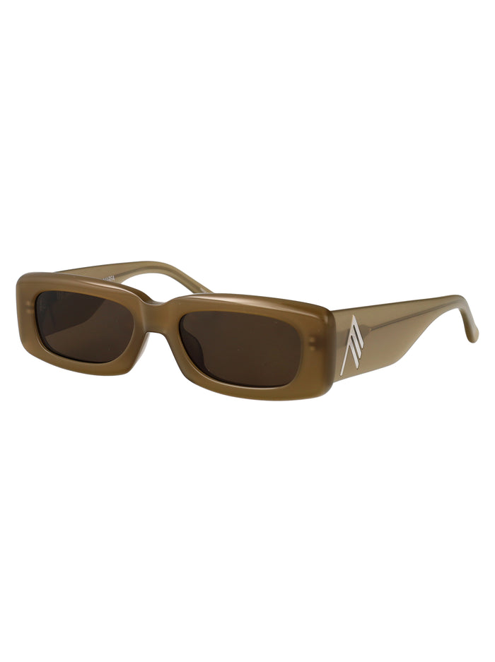 Mini Marfa Mastice/ Silver/ Peach Acetate Sunglasses