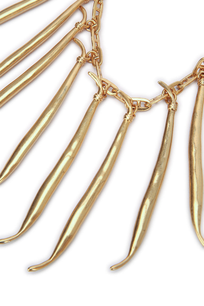 Le Collier Haricots Gold Principal:brass Aluminium Collane