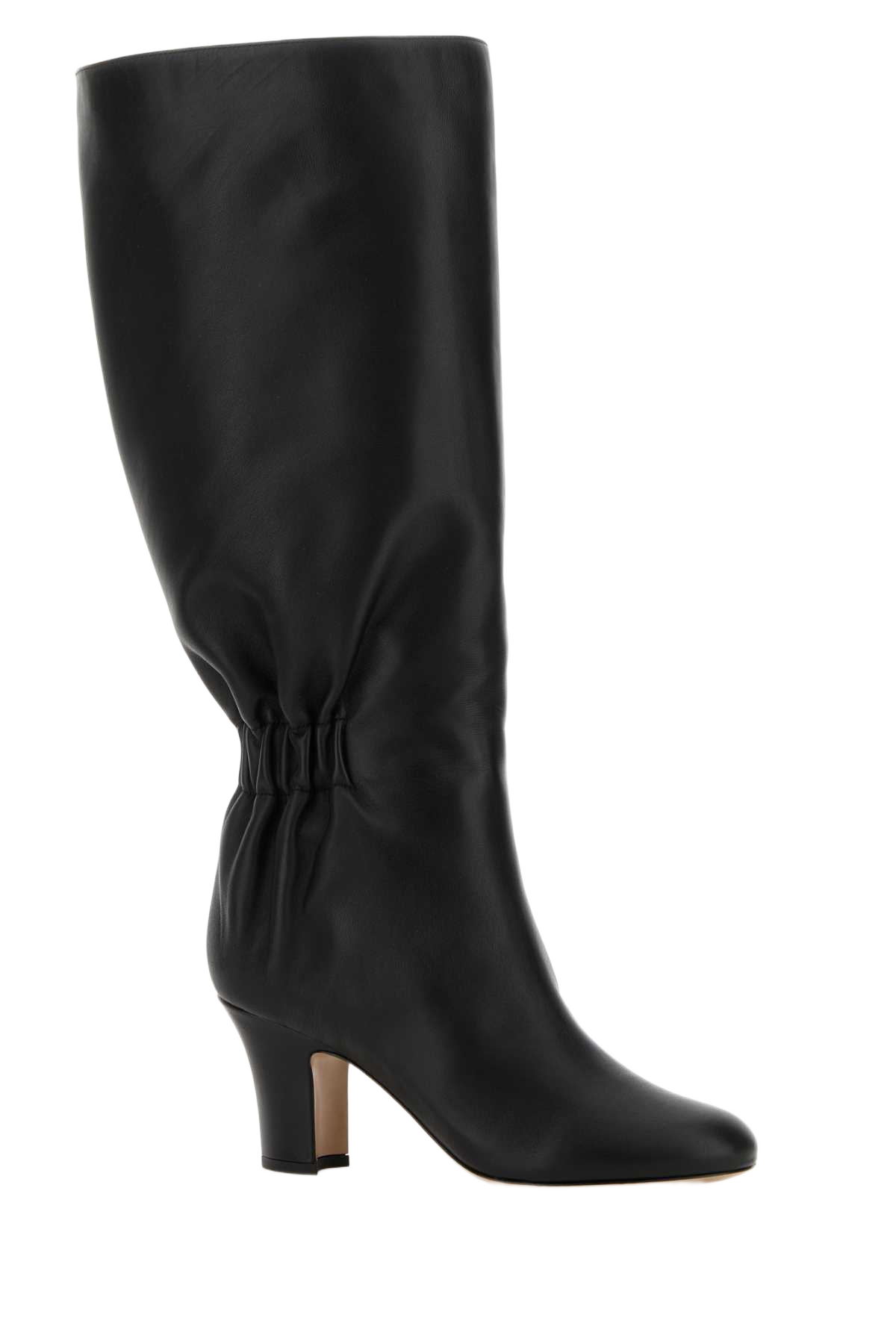 Black Leather Jannette 70 Boots Neroneronero Stivali