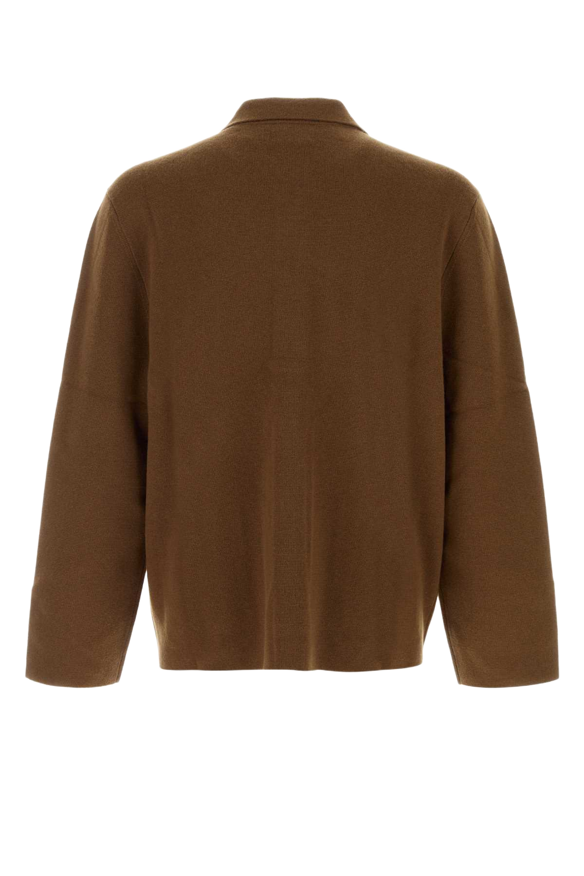 Brown Cashmere Cardigan Cinnamon Exterior: Organic Giacche E Gilet