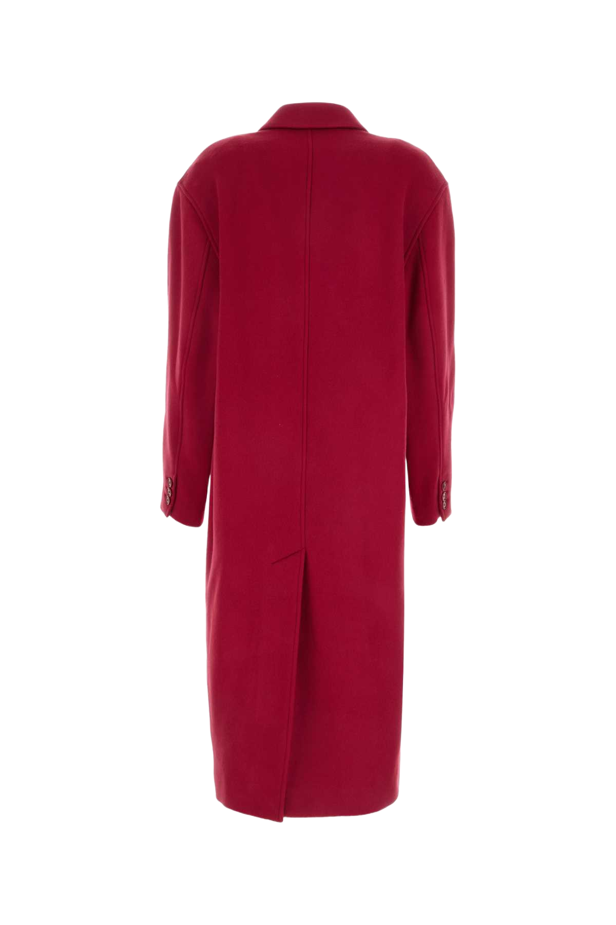 Bordeaux Wool Blend Theodore Coat Raspberry Cappotti