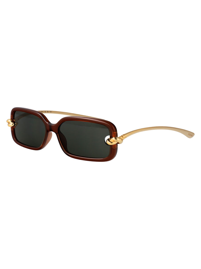 Bv1439s Brown-gold-grey Injected Sunglasses