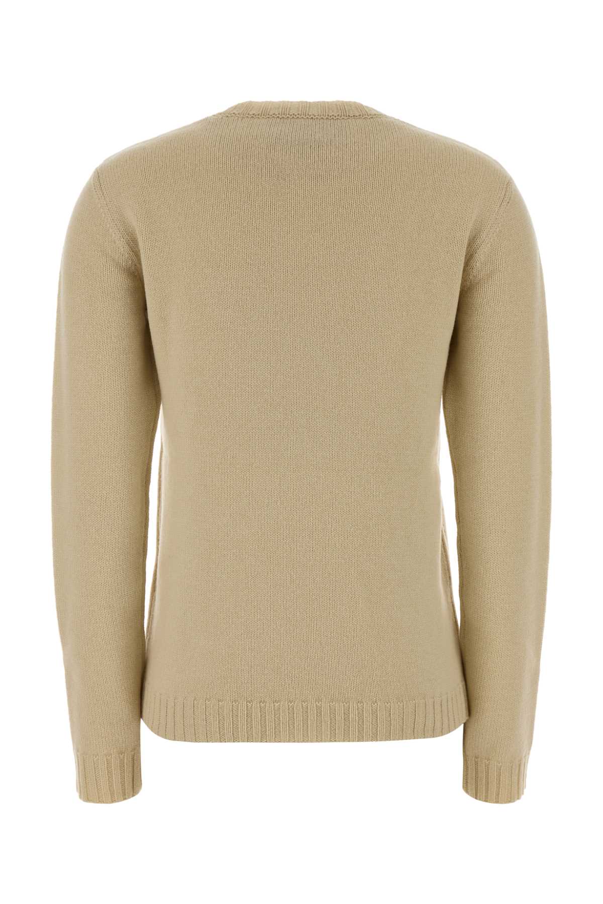 Beige Wool Sweater Betullanero Exterior: Virgin Maglieria