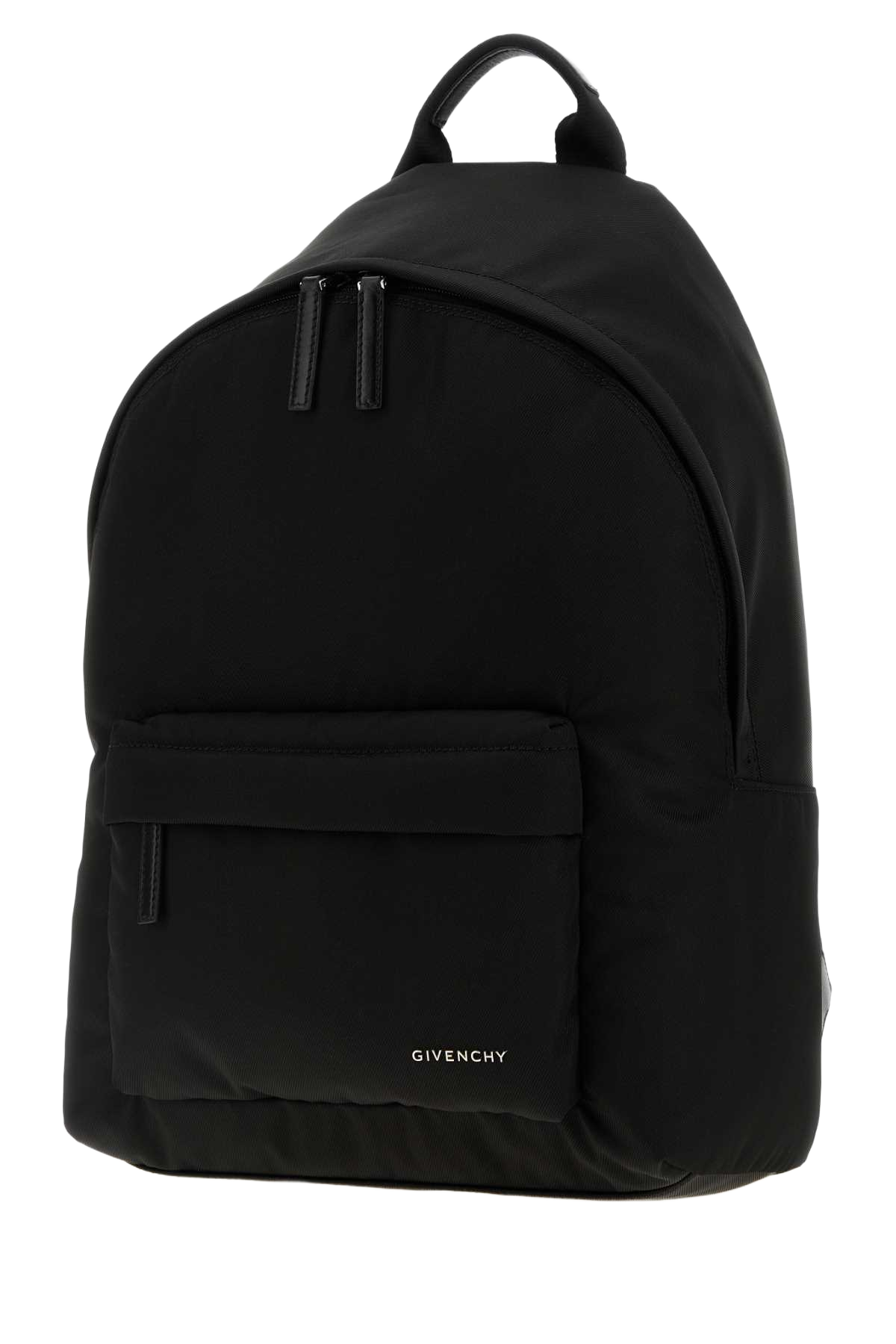 Blak Canvas Backpack Black Zaini