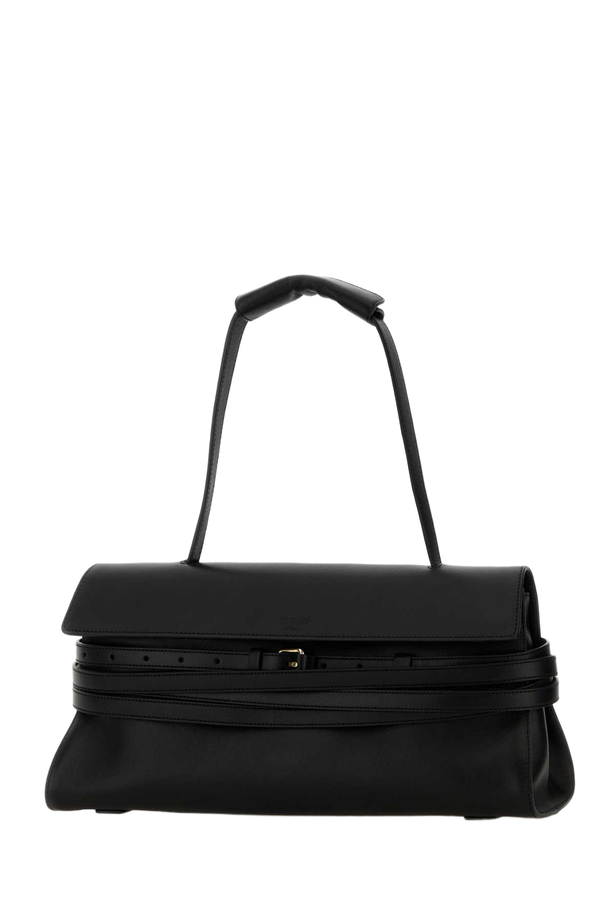 Black Nappa Leather Shoulder Bag Nero Borse A Mano