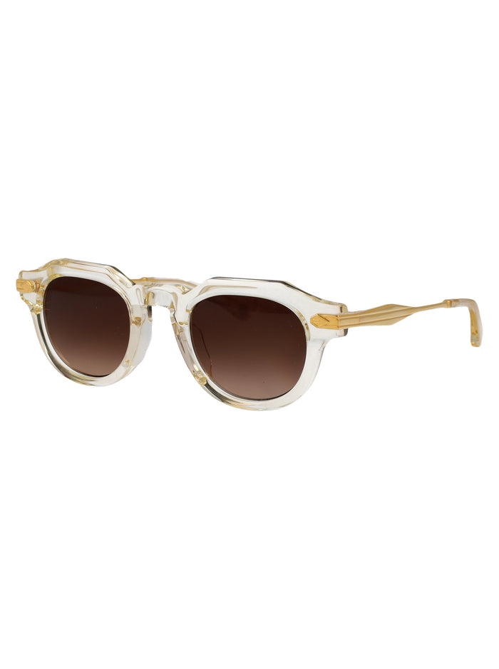 Mcc Champagne Honey Crystal Acetate Sunglasses