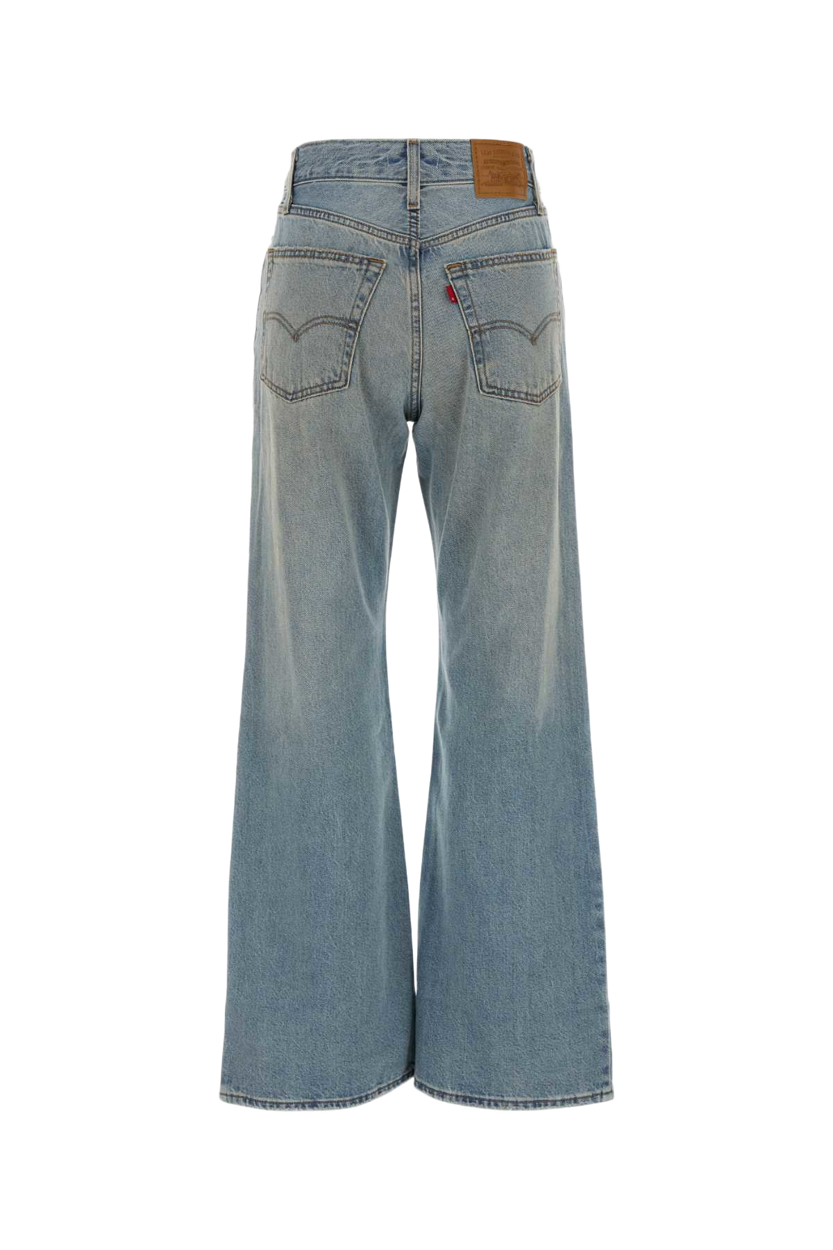 Denim Wide-Leg Jeans Offroading Exterior: Cotton