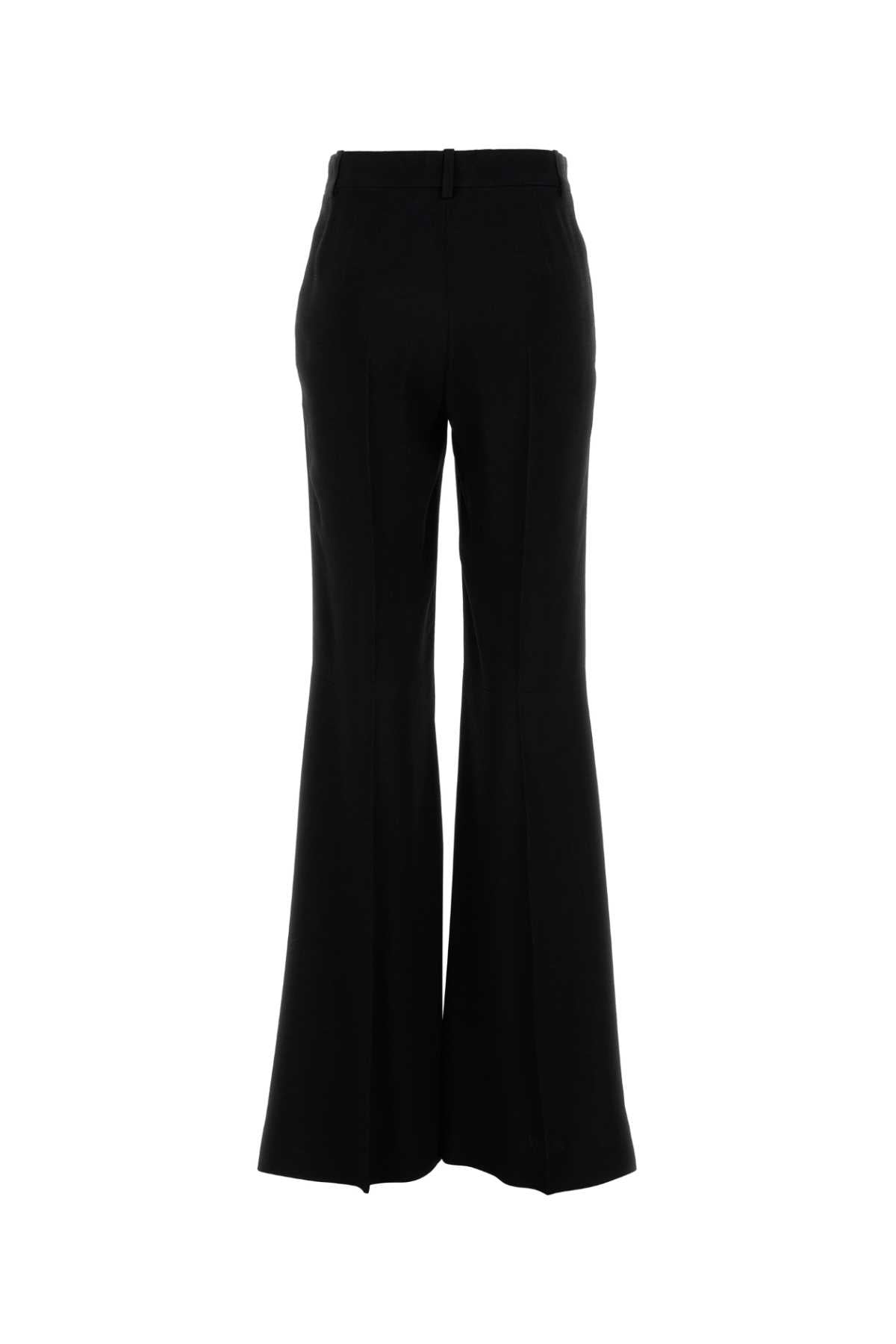 Black Viscose Palazzo Pant Exterior: Pantaloni