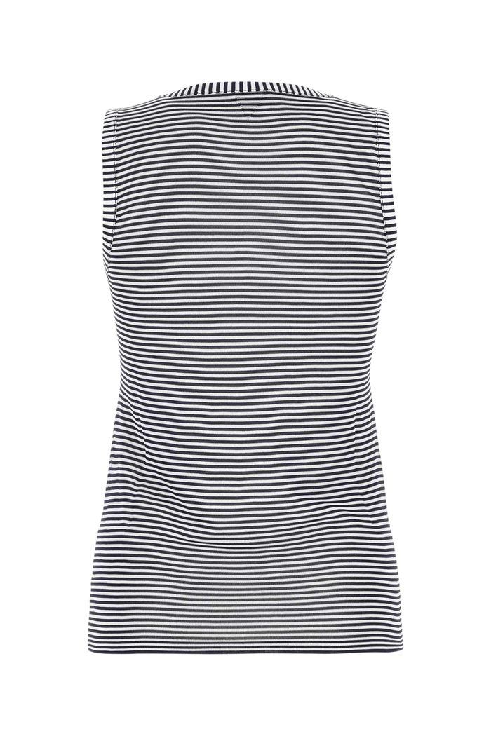Embroidered Viscose Tank Top 4096 Exterior: T-shirt