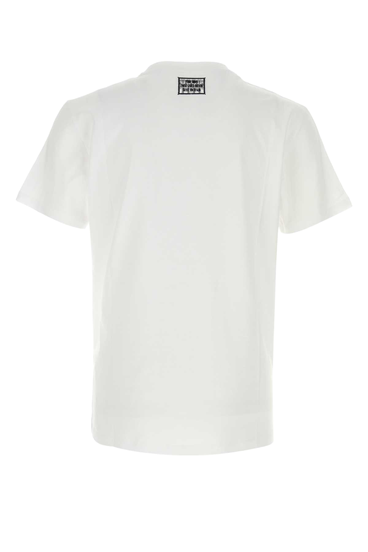 White Cotton T-Shirt Bianco Exterior