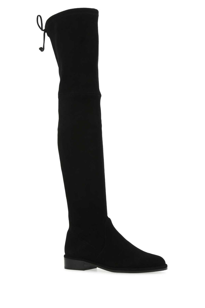 Stivali Lowland Pelle Scamosciata Nera Blk