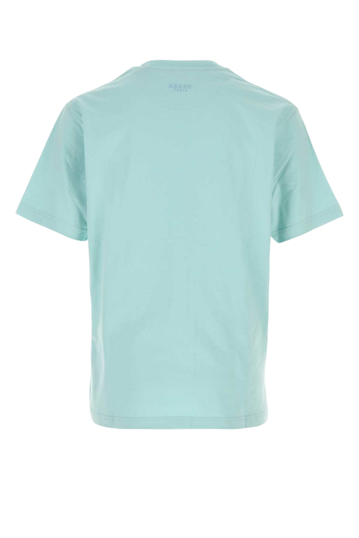 Light Blue Cotton T-Shirt Glacier Exterior
