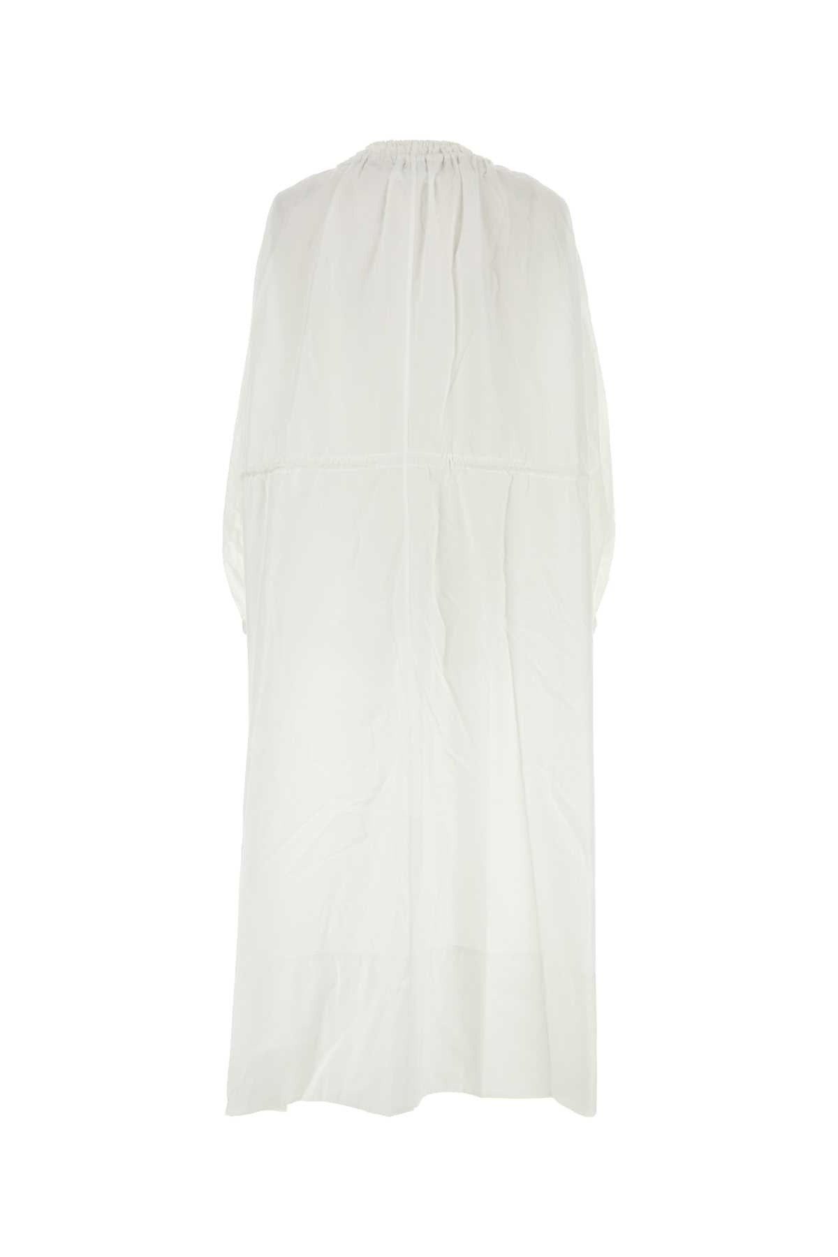 White Cotton Dress 100 Exterior: Abiti