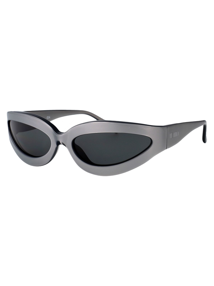 Attico56c4sun Silver/silver/grey Acetate Sunglasses