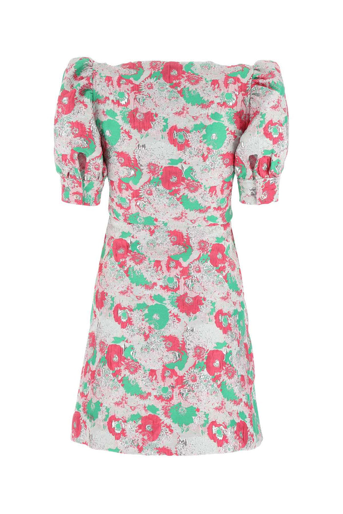 Embroidered Polyester Blend Mini Dress 393 Abiti