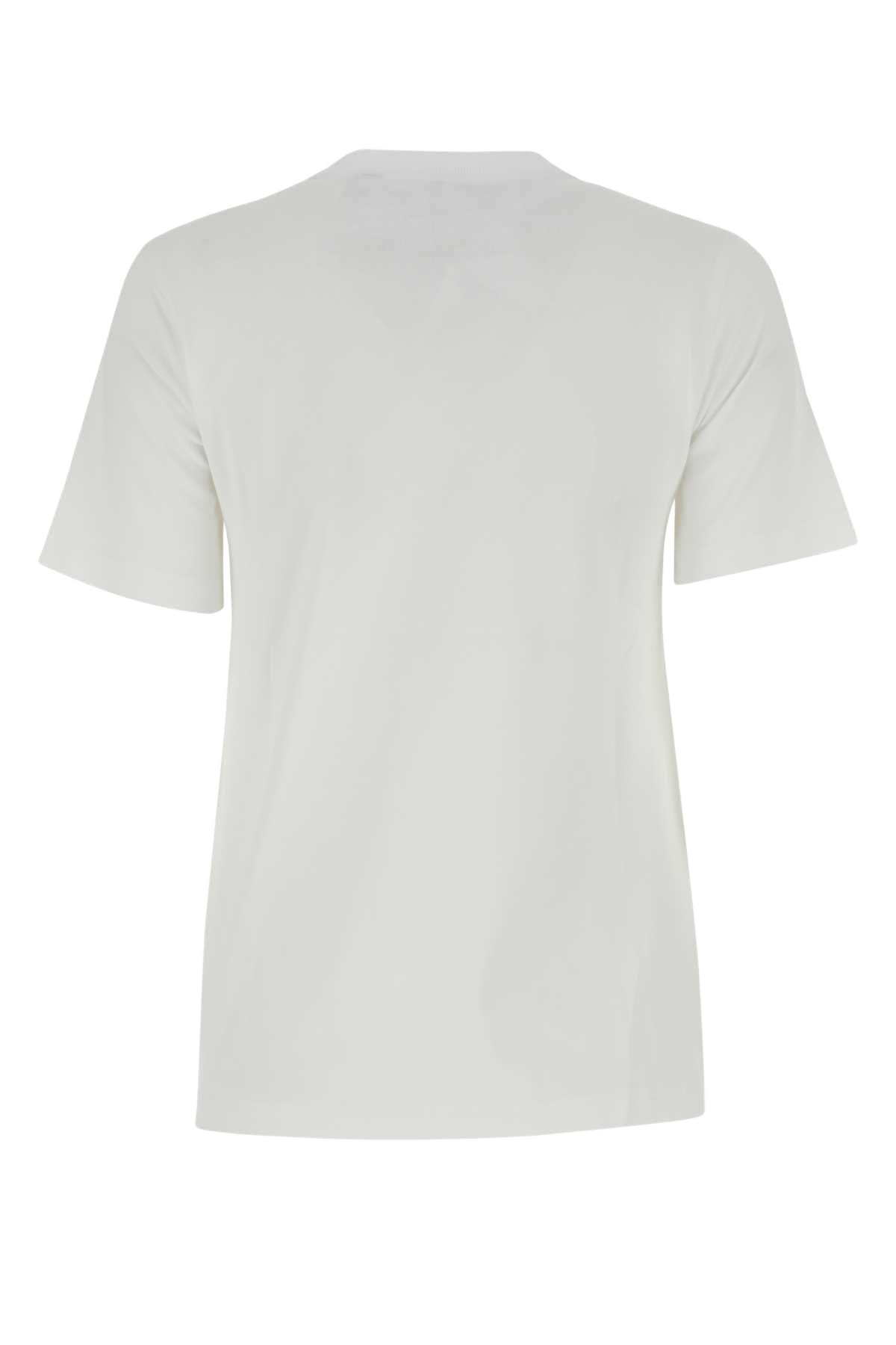 White Cotton T-Shirt Exterior