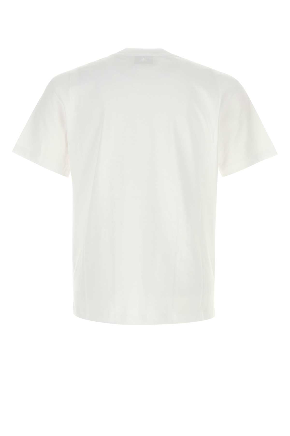 White Cotton T-Shirt Exterior: Maglie