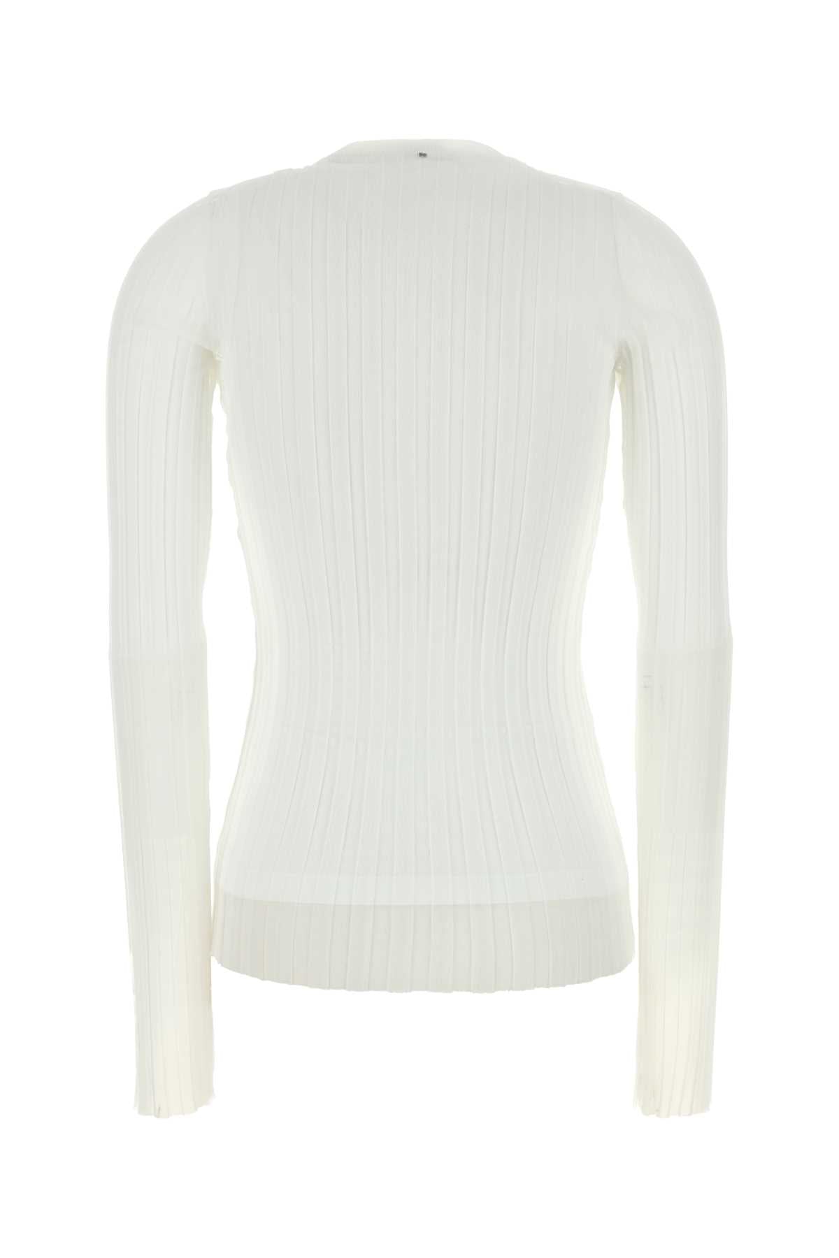 White Organza Acino1234 Top Bianco Ottico Exterior: Nylon Polyester Maglie