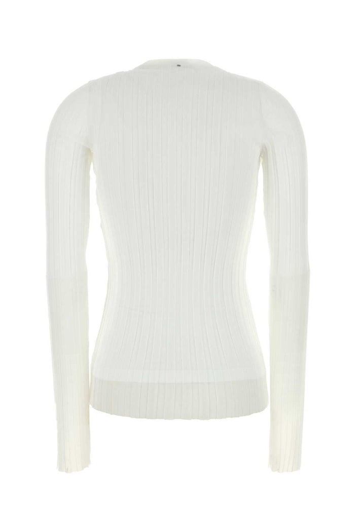 White Organza Acino1234 Top Bianco Ottico Exterior: Nylon Polyester Maglie