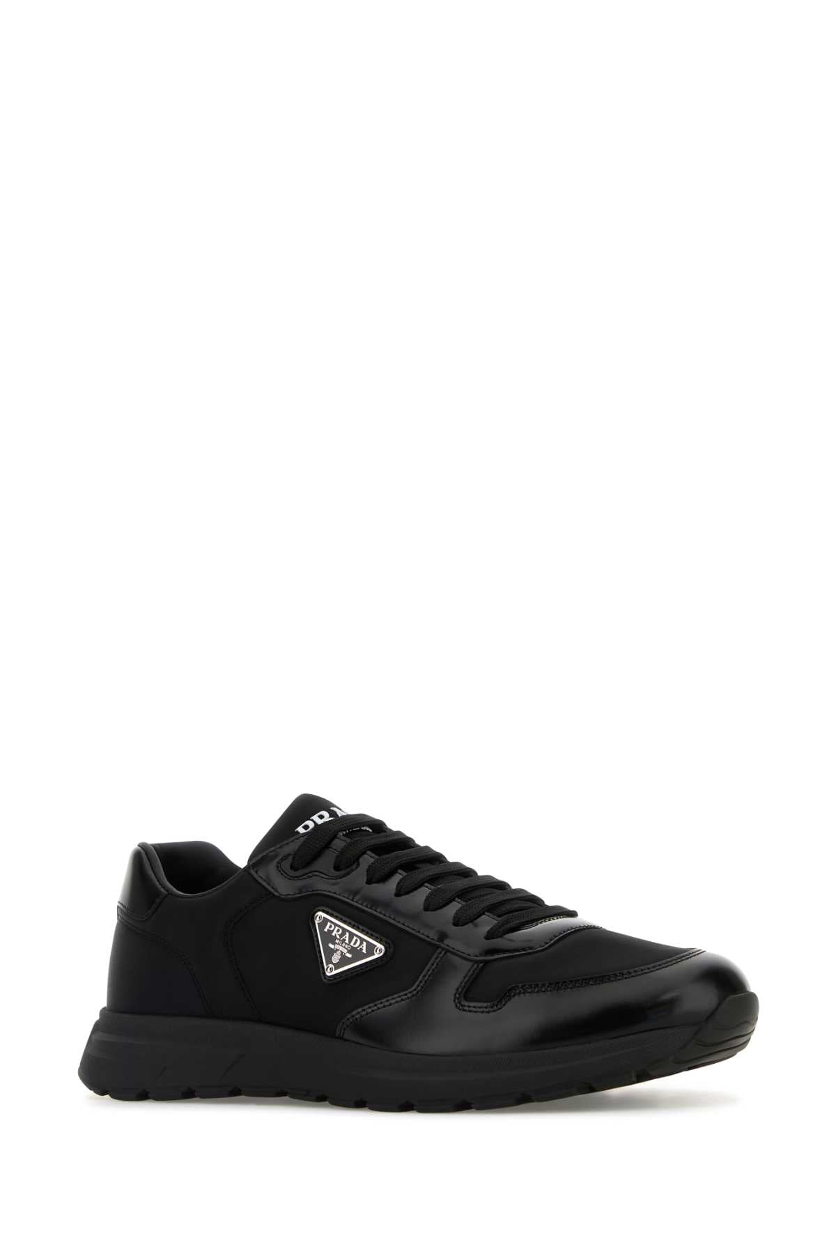 Nero Recycledpolyamide-calfleather Sneaker