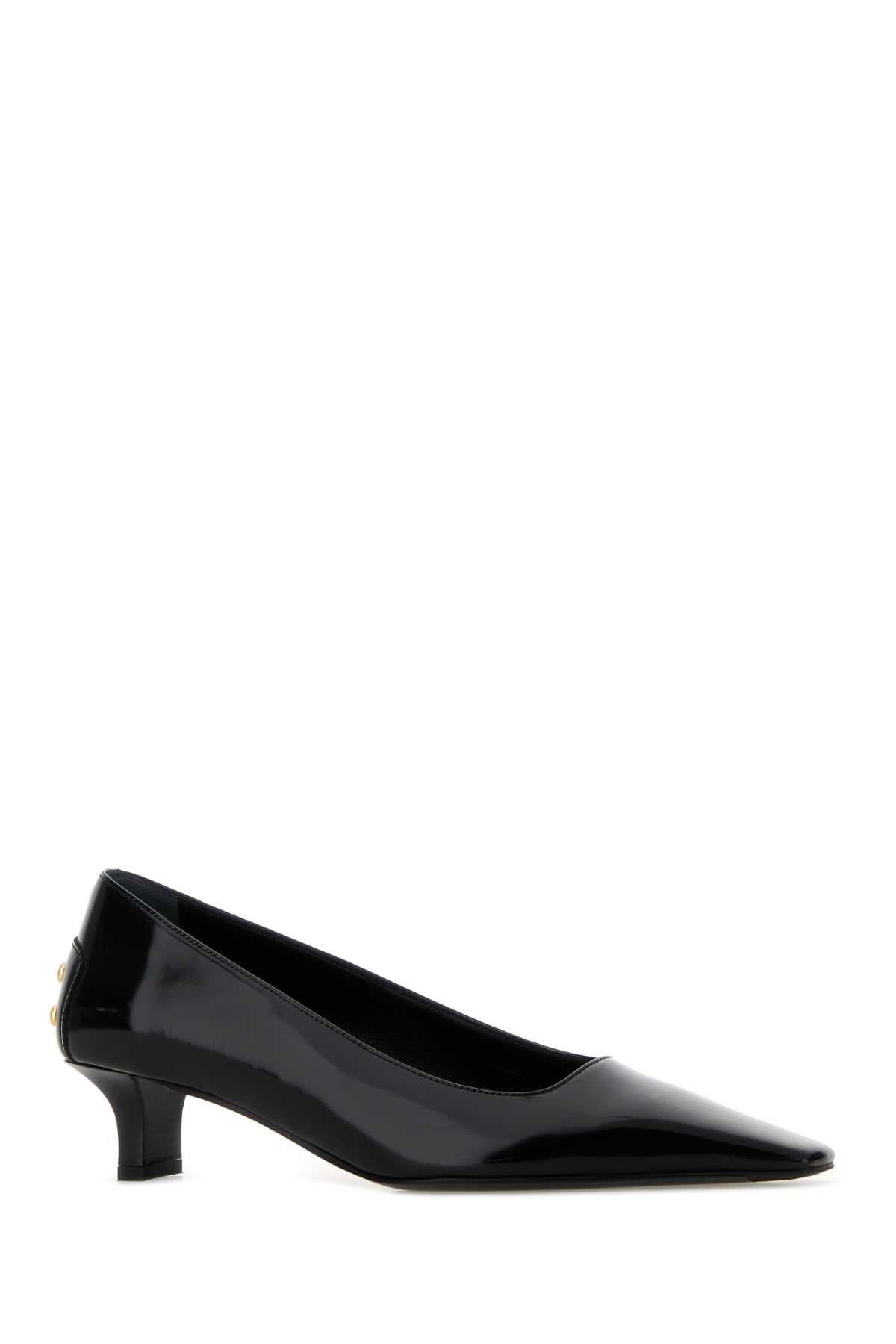 Black Leather Pumps Cuoiot40 Scarpe Con Tacco