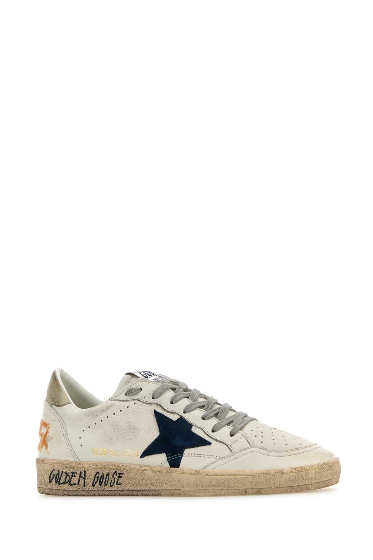 Whiteblueice Goat Leather Cow Sneaker
