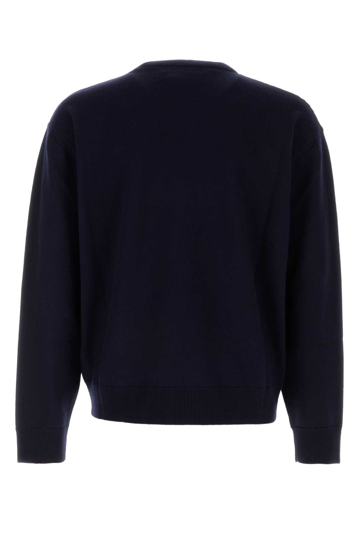 Blue Wool Sweater Navyblue Maglie
