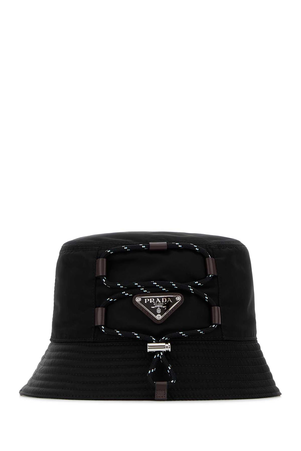 Black Re-Nylon Bucket Hat Nero Cappelli