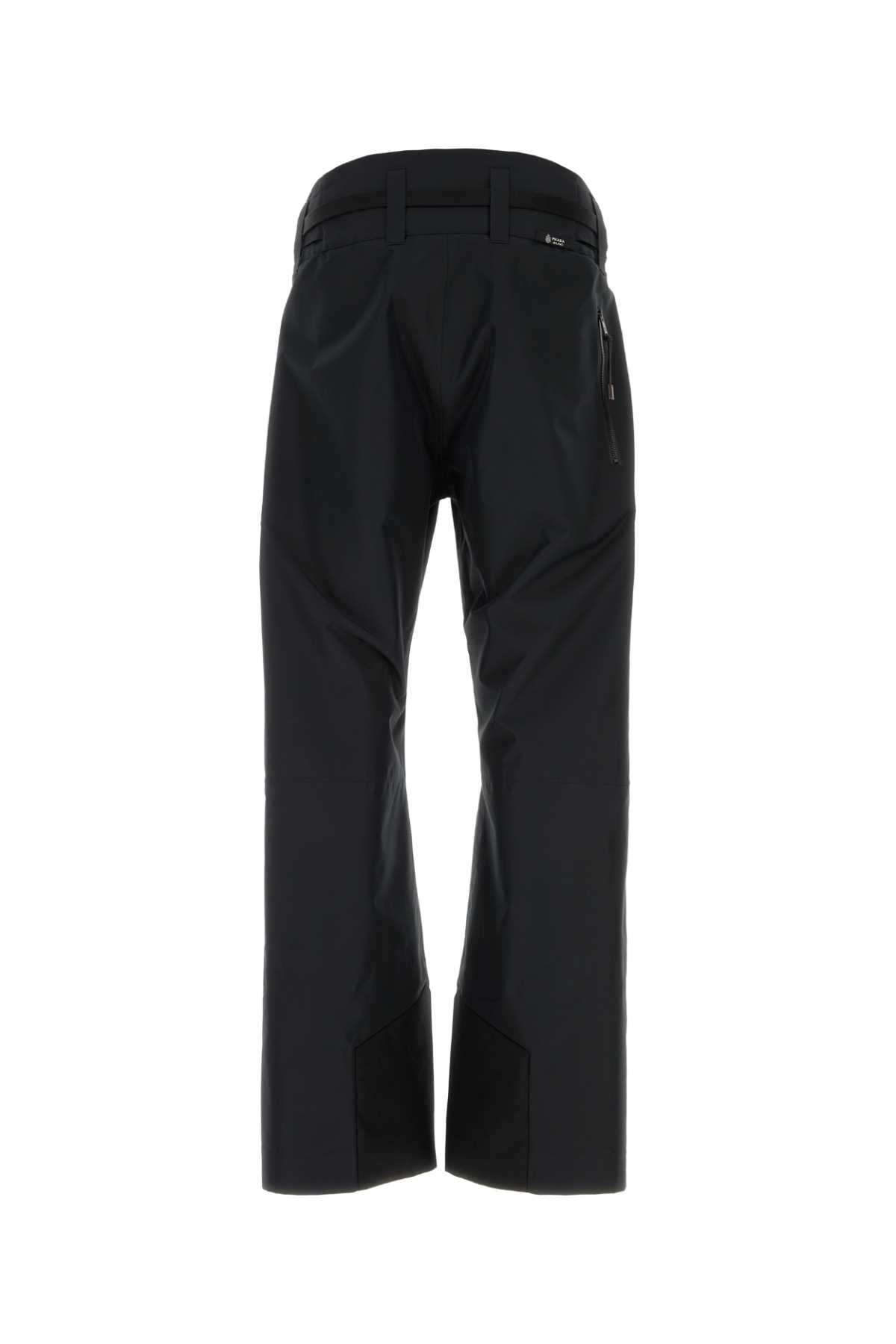 Black Polyester Pant Nero Exterior: Pantaloni