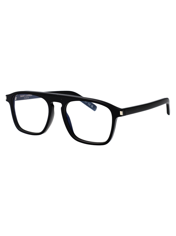Sl 157 010 Black-black-transparent Acetate Optical