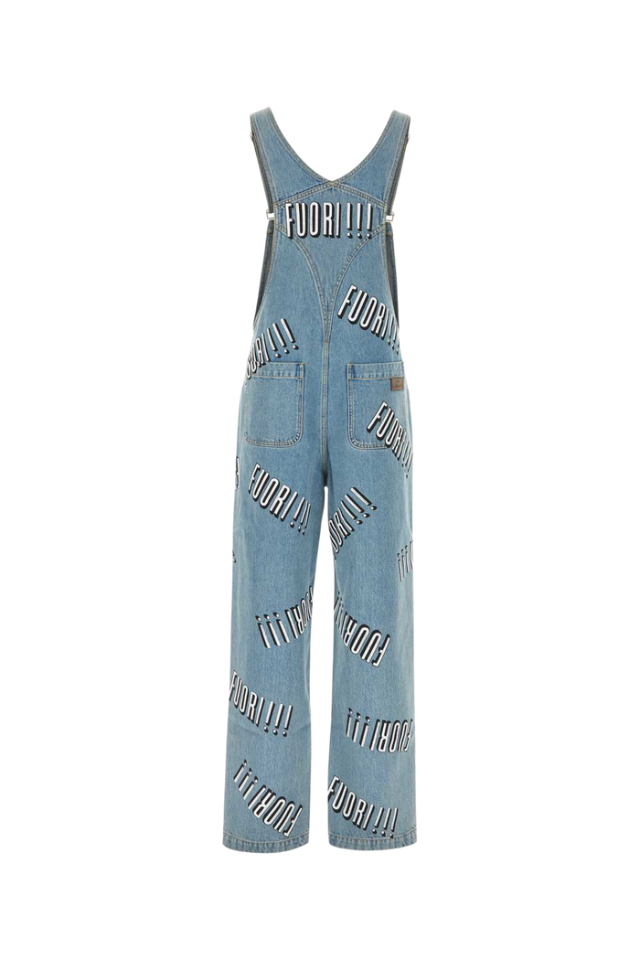Denim Dungarees Light Blue/mix Exterior: Cotton Tute