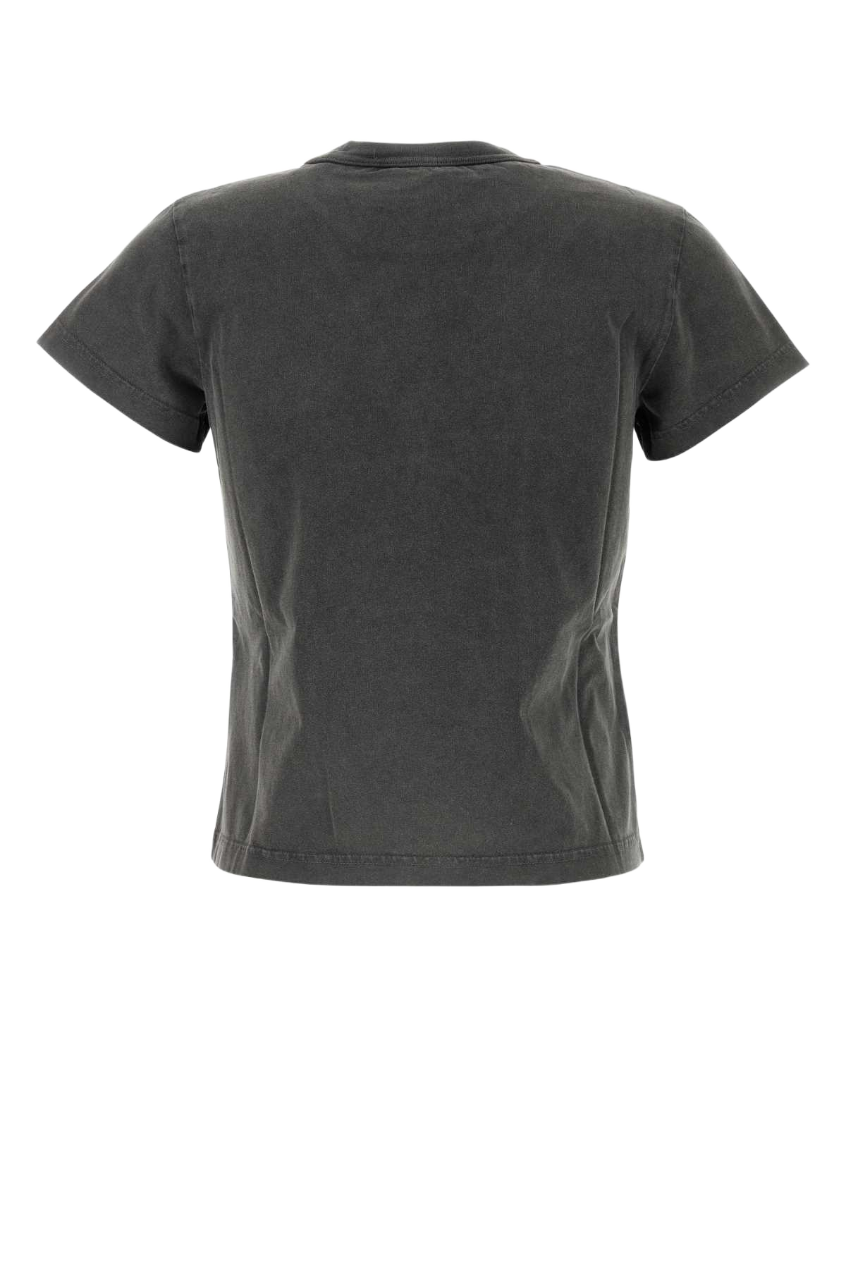 Dark Grey Cotton T-Shirt Washedcedar Exterior