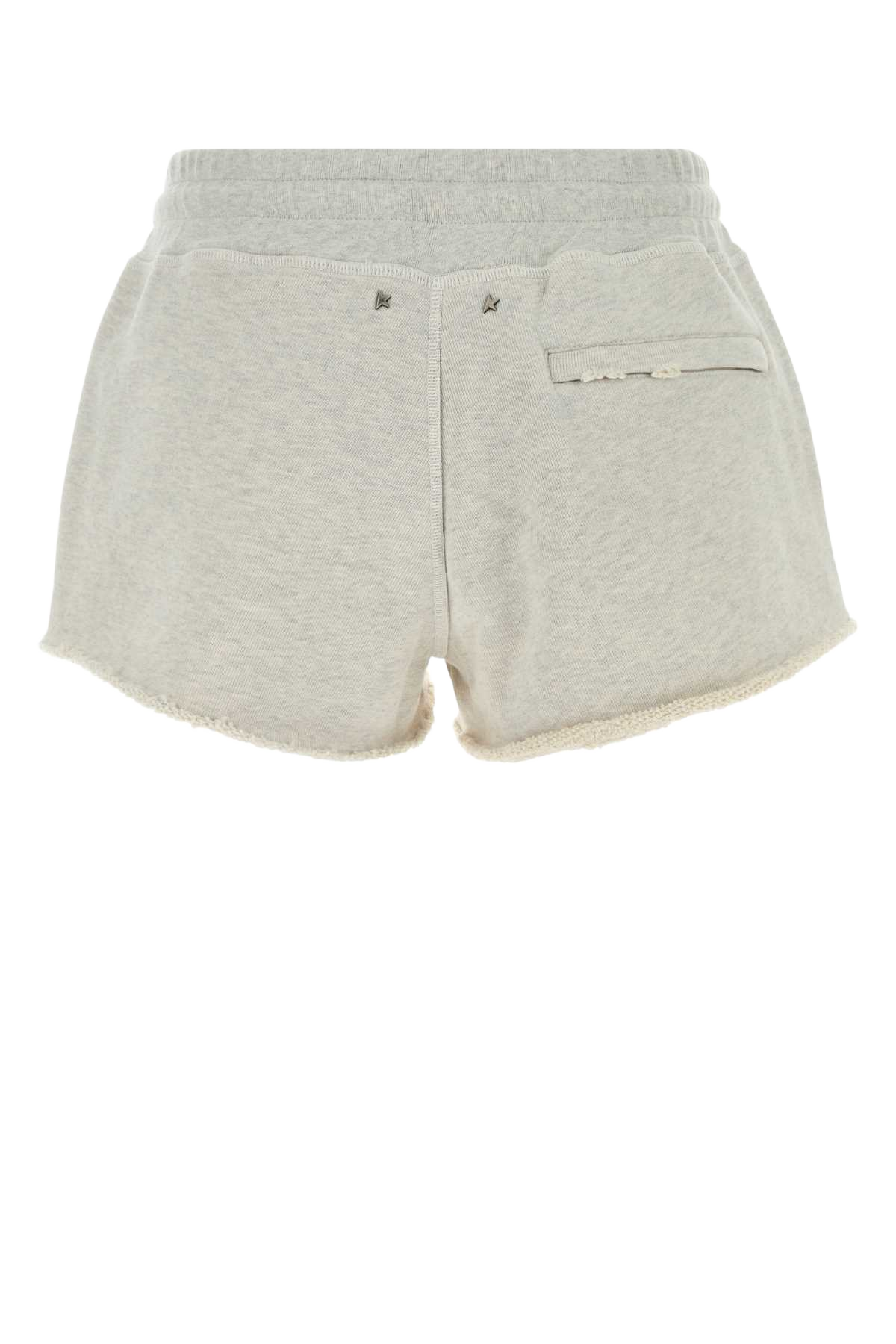 Light Grey Cotton Shorts Vintagegraymelange Exterior