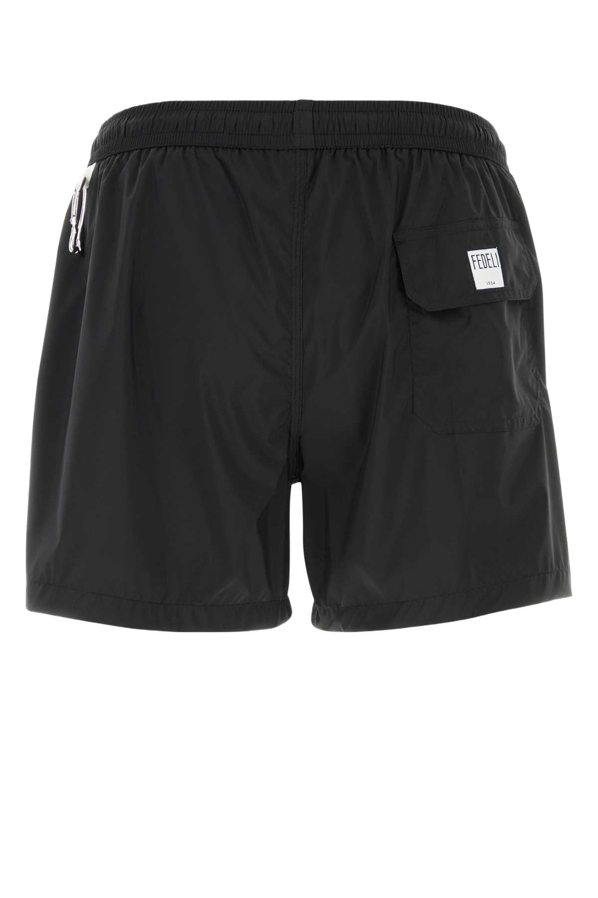Black Polyester Swimming Shorts Nero Costumi Da Bagno