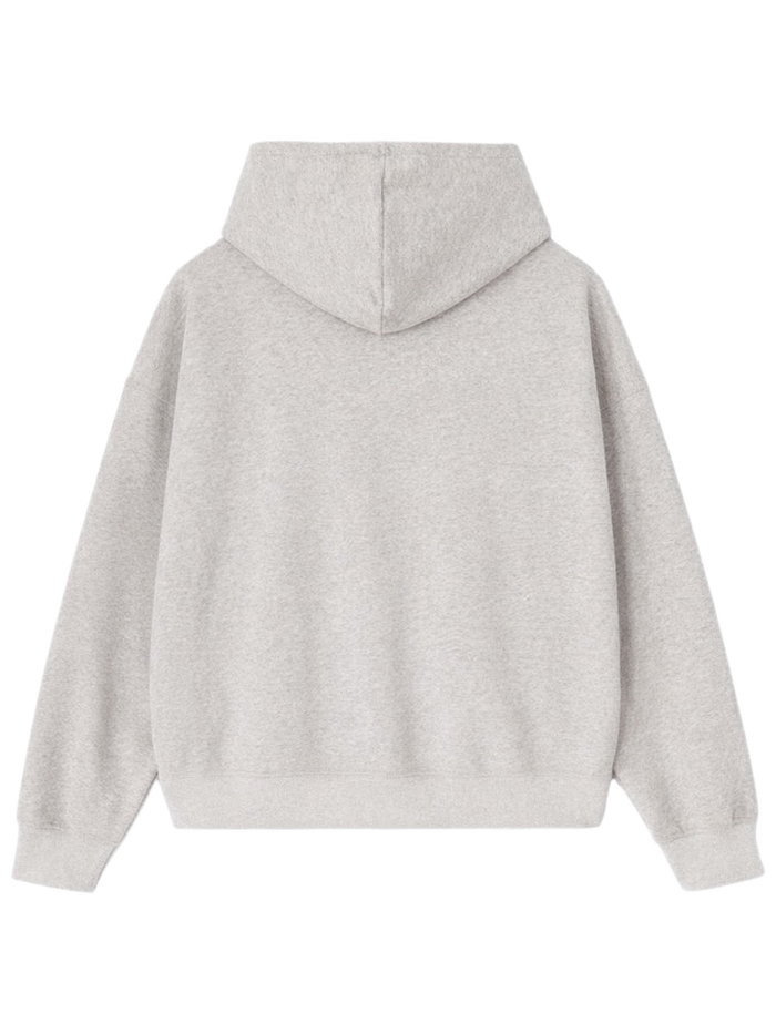 Sweatshirt With Logo Grey Organic Cotton Sweatshirts