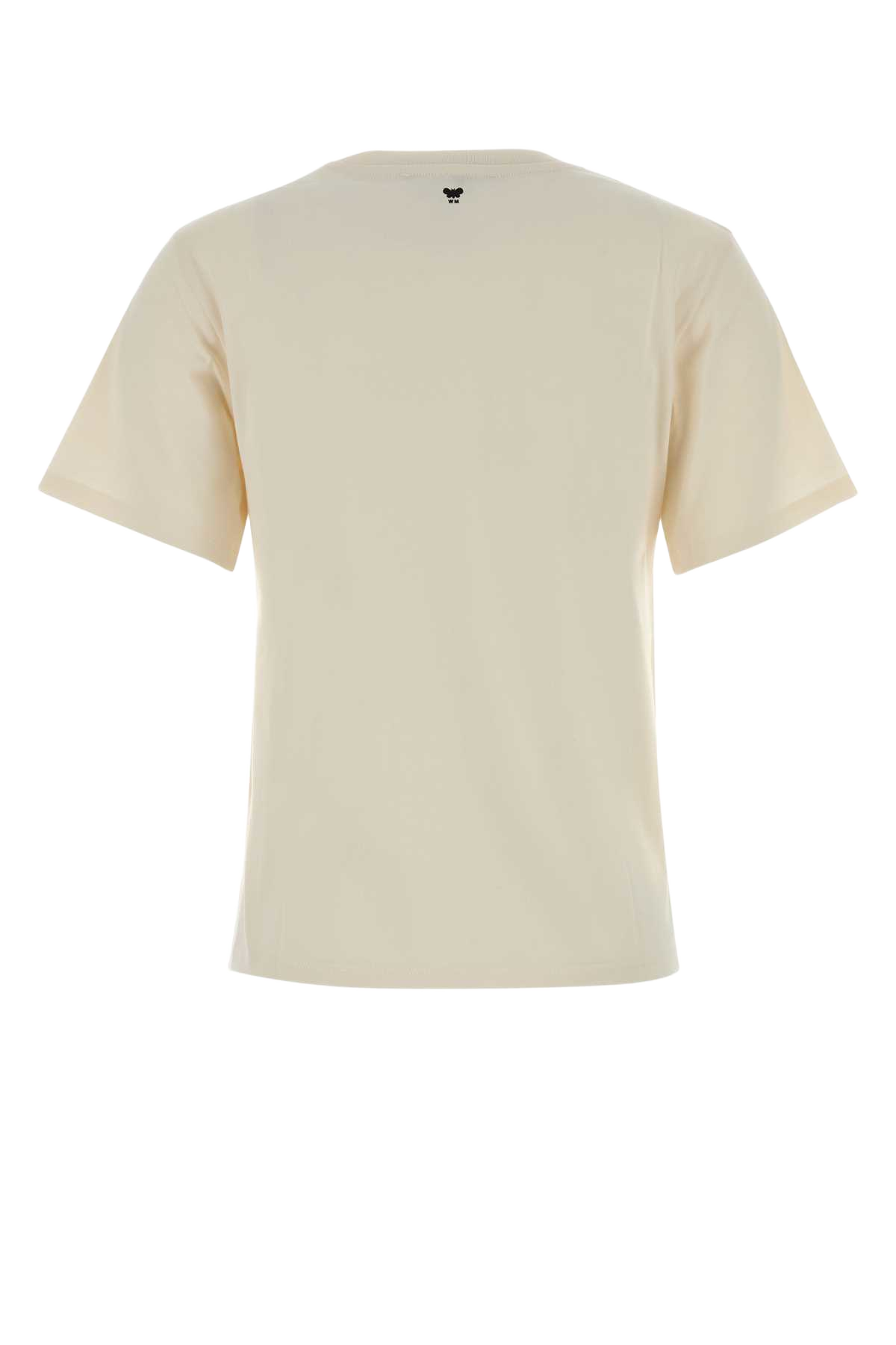 Cream Cotton West T-Shirt Ecru Exterior