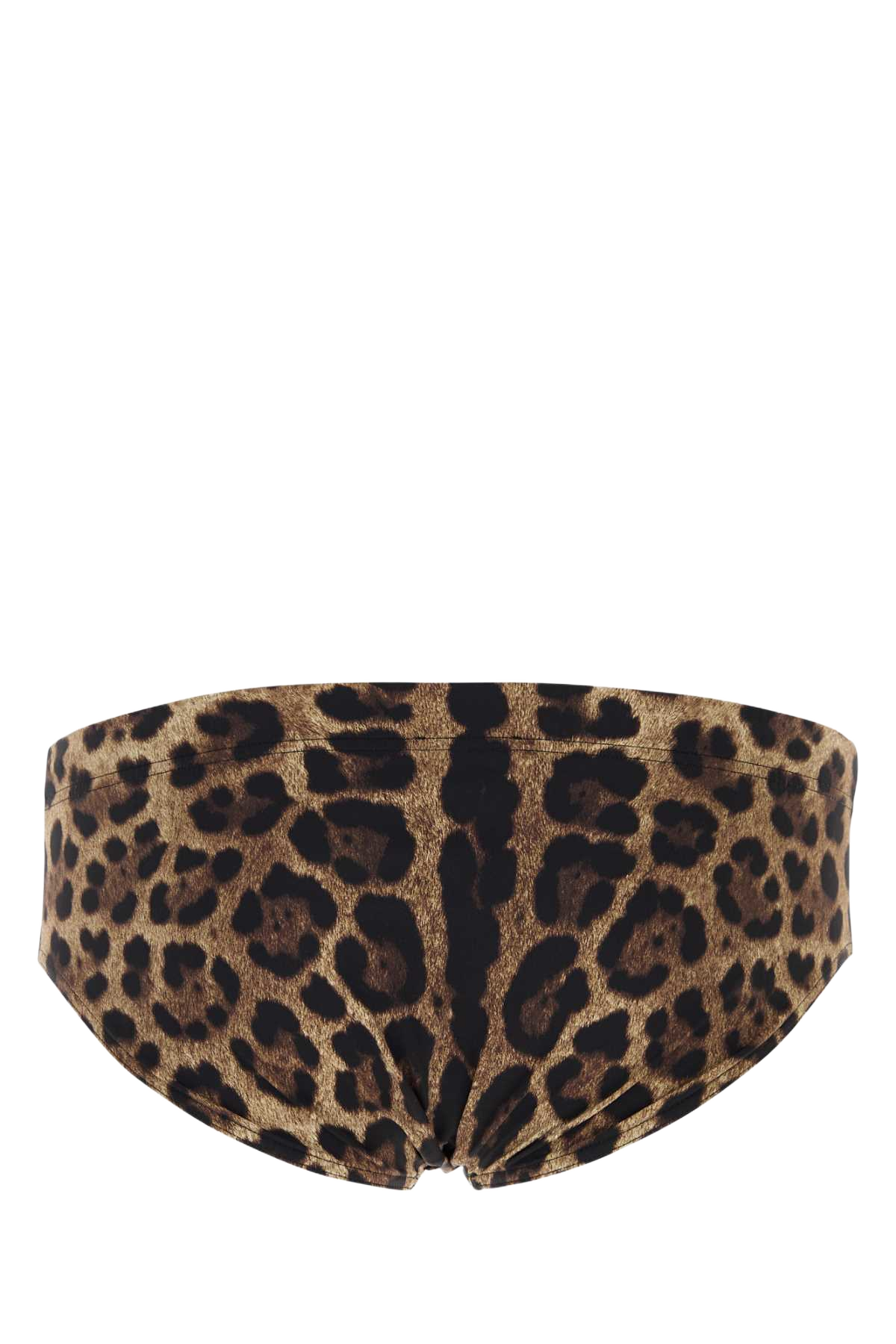 Printed Stretch Nylon Swimming Brief Leonew Costumi Da Bagno