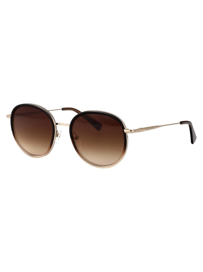 Lo176s 727 Gold/gradient Brown Metal Sunglasses