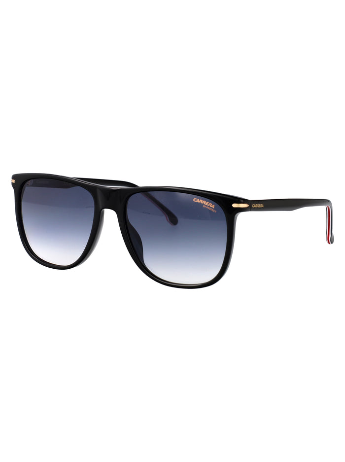 Carrera 349-S 2m2 Black Gold Acetate Sunglasses