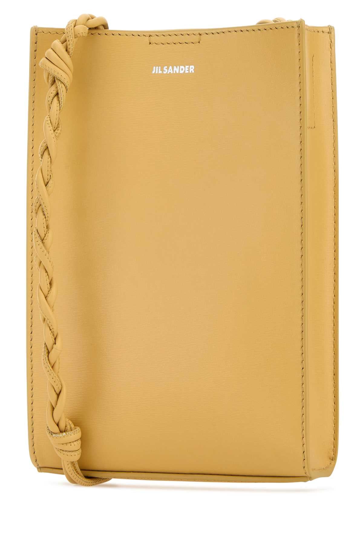 Yellow Leather Small Tangle Shoulder Bag Slimer Borse A Tracolla