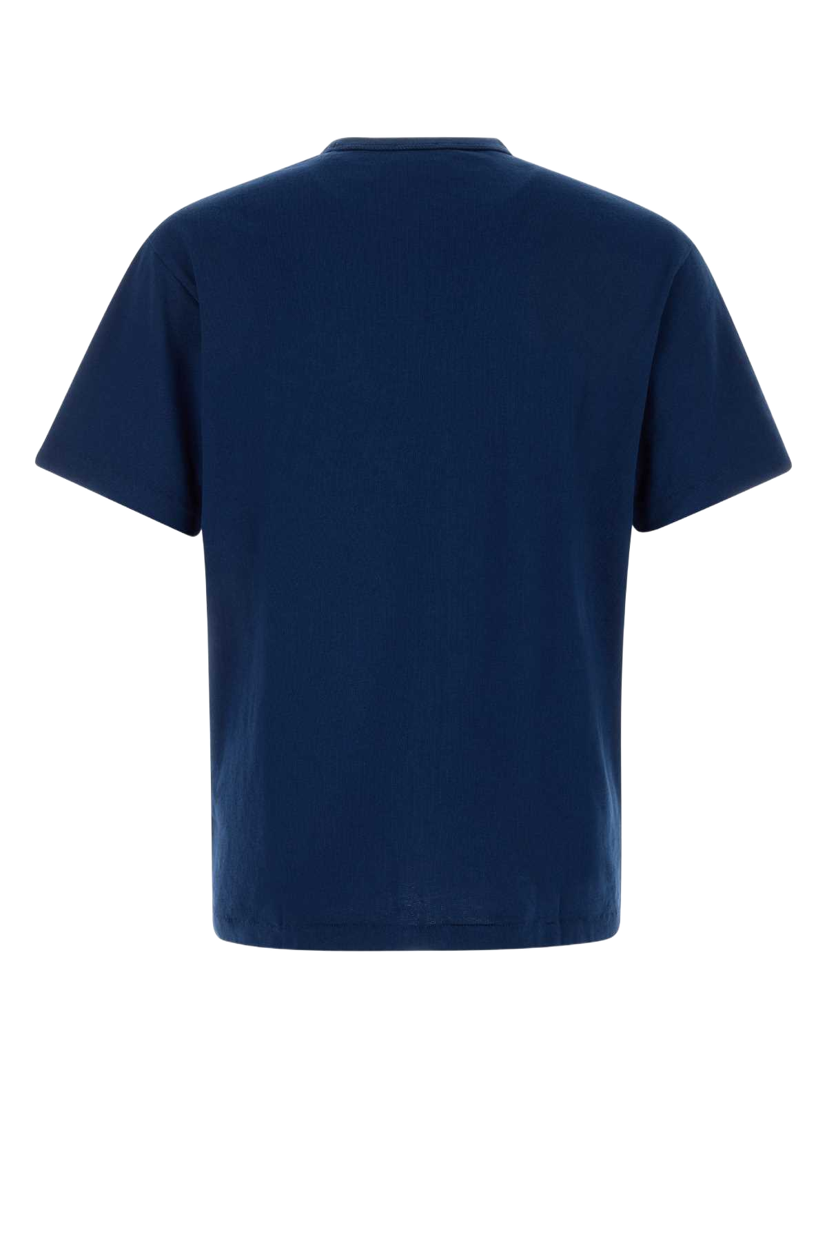 Navy Blue Cotton T-Shirt Deepseablue Exterior: Pantaloni