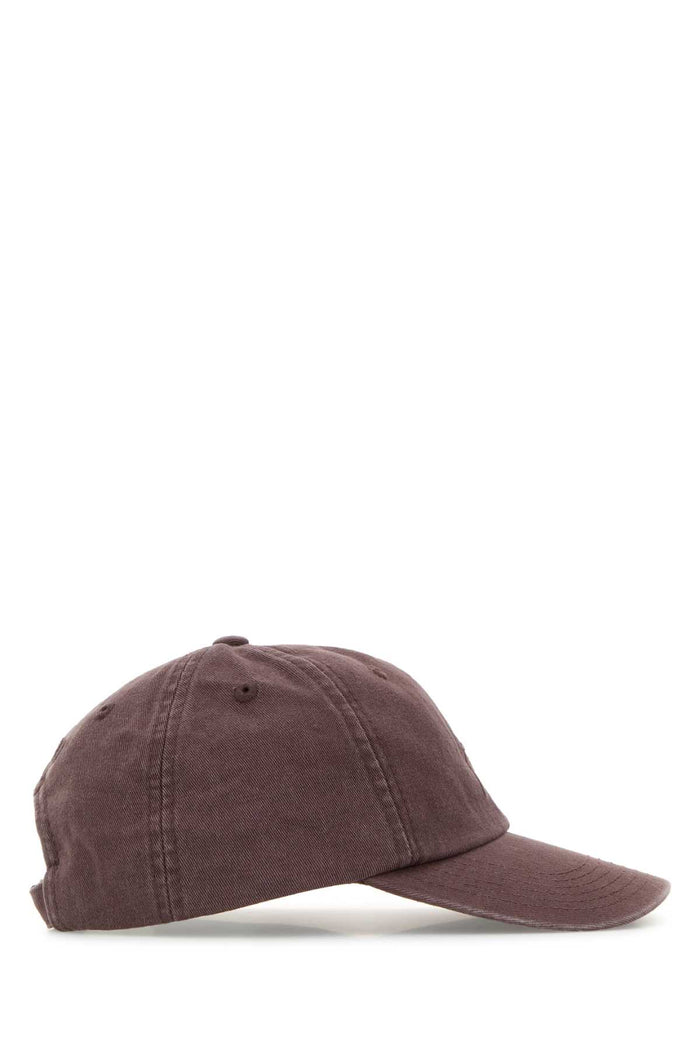 Chocolate Cotton Baseball Cap Darkmauve Cappelli E Fasce Per Capelli
